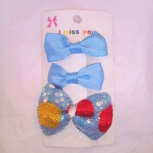 Girl bow handmade ( box pink #1)